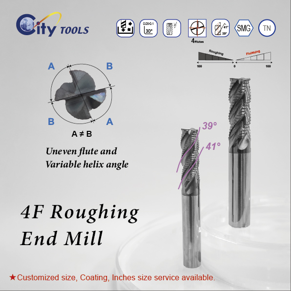 4F Roughing End Mills